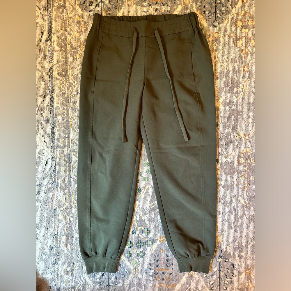 Olive green jogger pants from the Prologue brand at Target.